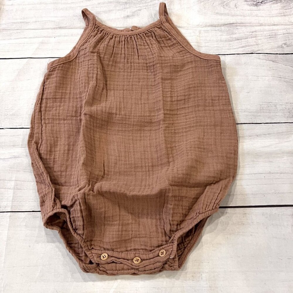 Go Gently Nation Organic Cotton Gauze Romper